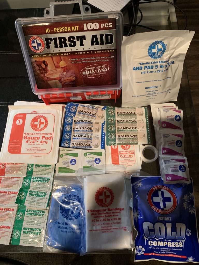 Image 3. Kit of First Aids accord to OSHA-ANSI Standard (Apr-2019). PROJECTS RF USA
