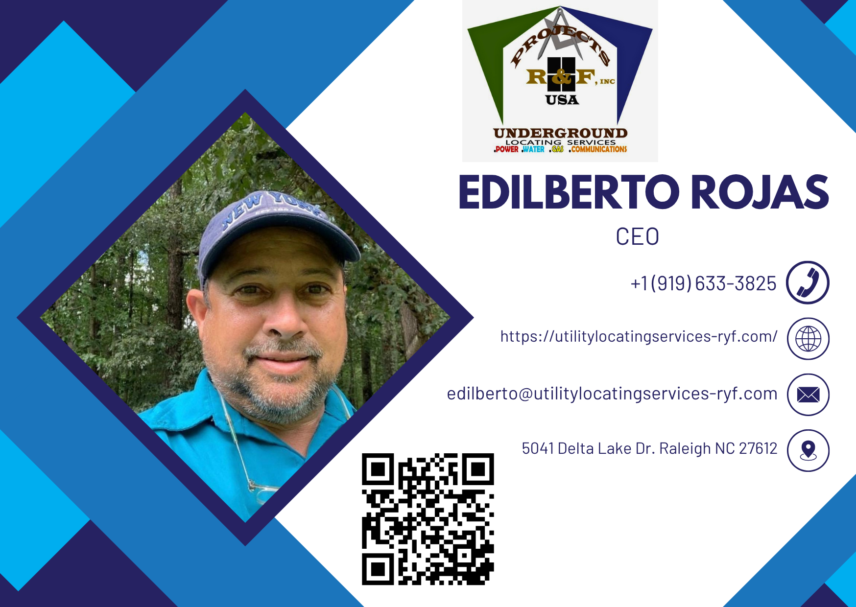 Edilberto Rojas - CEO - Business Card
