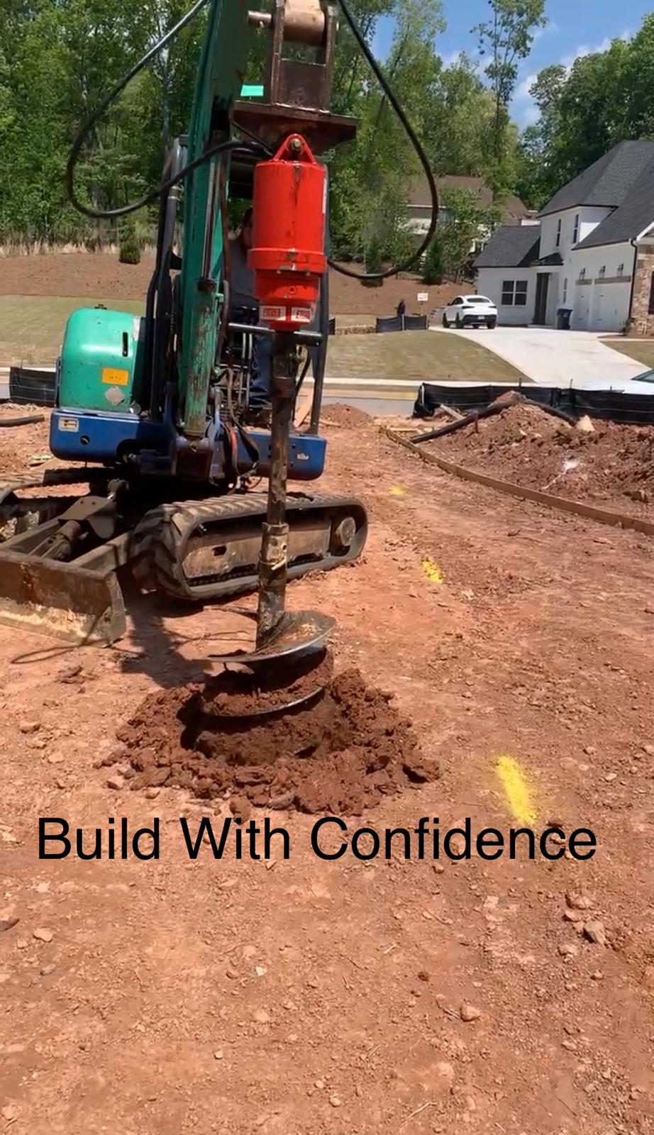 Build With Confidence excavation project proceeding safely after underground utility verification