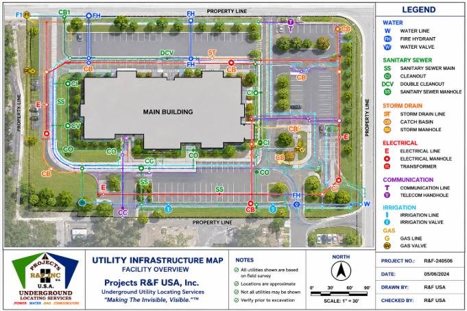 Utility Infrastructure Mapping Services
